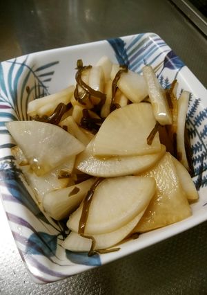 さっぱり美味しい大根の塩昆布和え-レシピのメイン写真