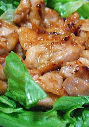 マヨラーの鶏丼♪　レタスであっさり☆-レシピのメイン写真