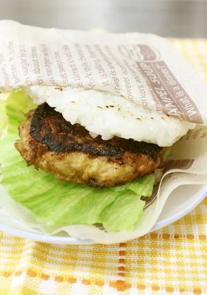 つくねライスバーガー-レシピのメイン写真