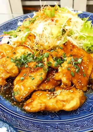 やわらか鶏胸肉の甘酢炒め-レシピのメイン写真