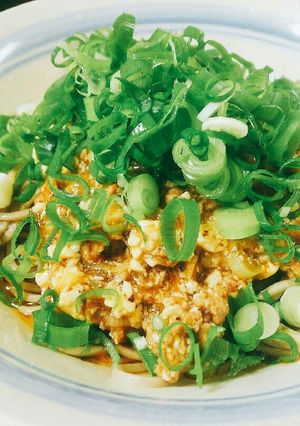 ピリッと麻婆蕎麦-レシピのメイン写真