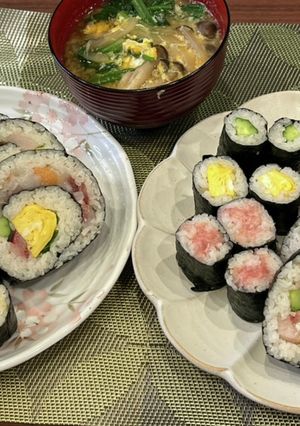 恵方巻き　海鮮巻き寿司-レシピのメイン写真