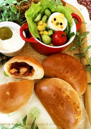 発酵1分！時短パン★こんがり焼きピロシキ-レシピのメイン写真