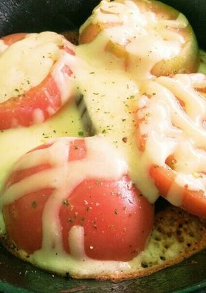 BBQレシピ!!トマトと茄子のチーズ焼き-レシピのメイン写真