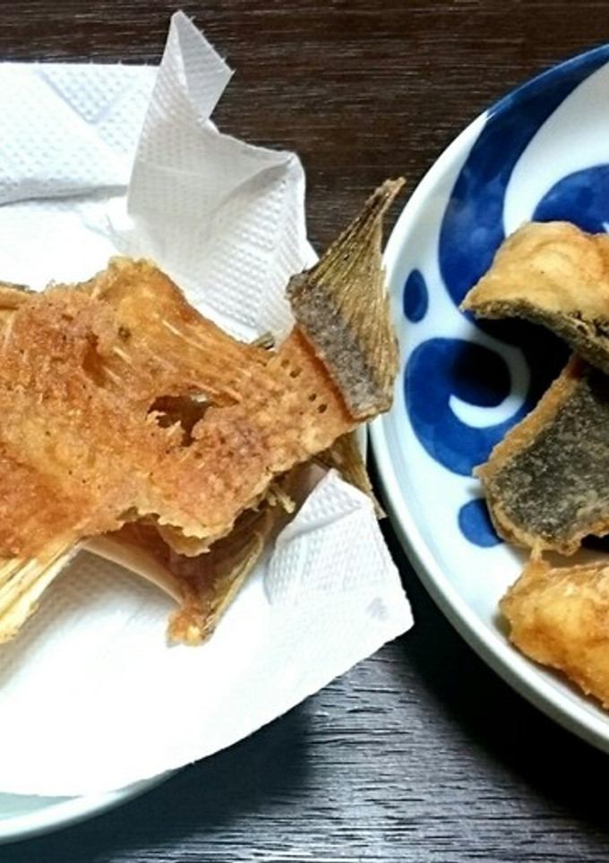 二度旨い！ 黄金鰈の唐揚げ＆骨せんべい-レシピのメイン写真