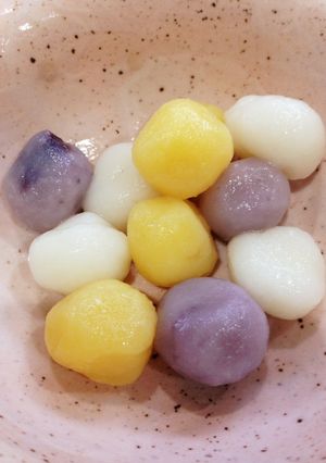 カラフルだんご-レシピのメイン写真