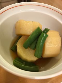 長芋の煮物-レシピのメイン写真
