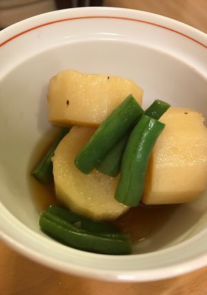 長芋の煮物-レシピのメイン写真