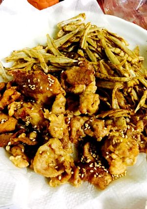 簡単☆豚こまの胡麻からあげ-レシピのメイン写真