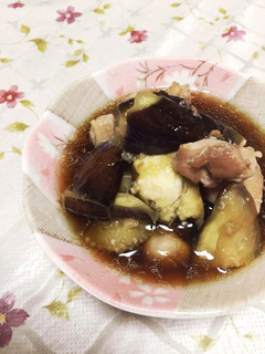 茄子と鶏肉の和風煮-レシピのメイン写真