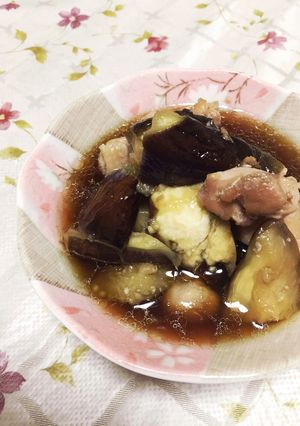 茄子と鶏肉の和風煮-レシピのメイン写真
