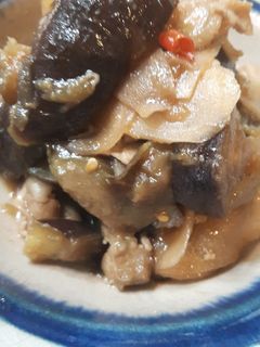 ご飯が欲しくなる‼茄子と生姜のピリ辛炒め-レシピのメイン写真