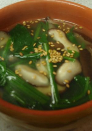 ほうれん草ときのこの中華風あんかけ-レシピのメイン写真