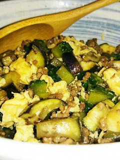 ゴーヤとなすのゴロゴロ丼-レシピのメイン写真