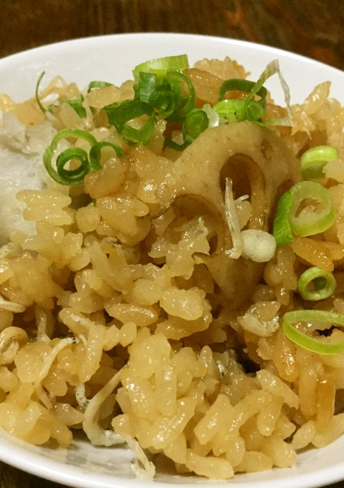 蓮根と里芋の炊き込みご飯-レシピのメイン写真