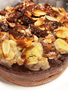 キャラメルソースがけチョコバナナケーキ-レシピのメイン写真