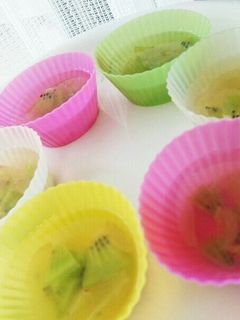 簡単★離乳食寒天デザート-レシピのメイン写真