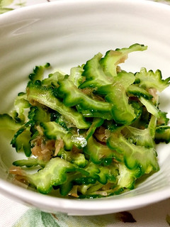 さっぱりと夏野菜!ゴーヤの梅かつお和え-レシピのメイン写真