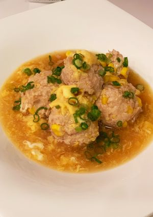 モロコシつくねの卵あんかけ-レシピのメイン写真