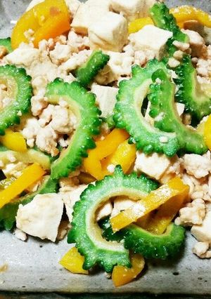 ゴーヤの鶏みそチャンプル-レシピのメイン写真