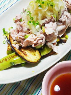 豚しゃぶとなすのたたき風-レシピのメイン写真