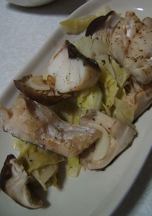 タラとキャベツの簡単蒸し焼き-レシピのメイン写真