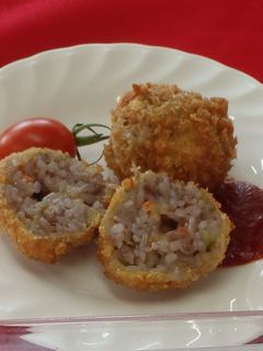 チーズ入りライスコロッケ-レシピのメイン写真