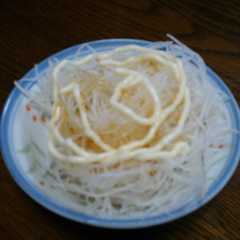 รูปของ 節約料理？大根のつまサラダ
