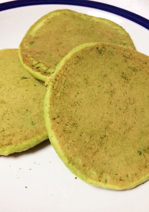 ヘルシー!青汁パンケーキ!-レシピのメイン写真