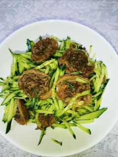 ★炒めた砂肝とキュウリの和え物★-レシピのメイン写真