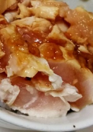 簡単☆ささみのさっぱり丼☆-レシピのメイン写真