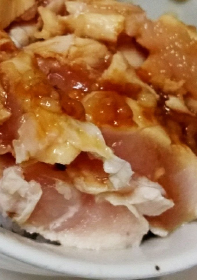 簡単☆ささみのさっぱり丼☆-レシピのメイン写真