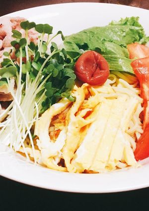さっぱり梅の冷やし中華-レシピのメイン写真