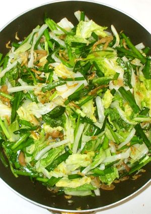白菜のザーサイ炒め♪簡単中華風-レシピのメイン写真