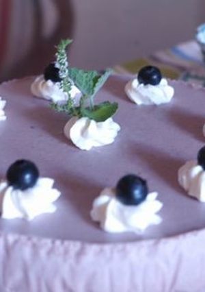 ブルーベリーヨーグルトムースのケーキ-レシピのメイン写真