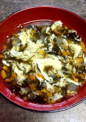 ほっこり♡かきたまもずくスープ-レシピのメイン写真