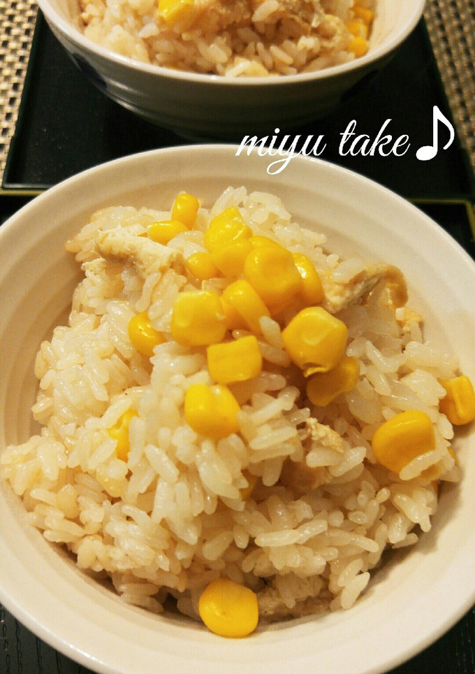 和風♡とうもろこしの炊き込みご飯♪-レシピのメイン写真