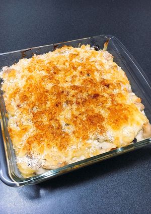 鍋ひとつで✤鶏ときのこのマカロニグラタン-レシピのメイン写真