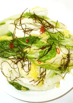 基本の白菜漬け物♪簡単ビニール袋で作り方-レシピのメイン写真