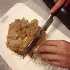 รูปของ 熱い料理の切り方