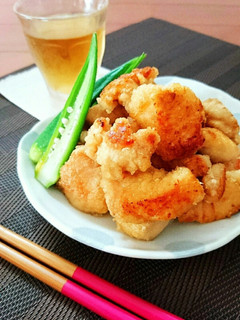 簡単節約☆鶏胸肉の揚げないコンソメ唐揚げ-レシピのメイン写真