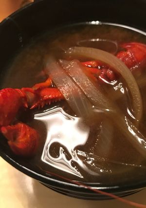 ザリガニの味噌汁-レシピのメイン写真