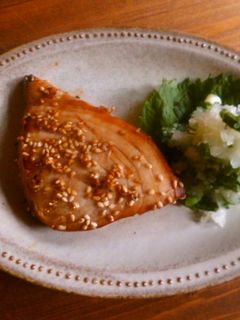 お酒のおともに♡マグロの漬け焼き♪-レシピのメイン写真