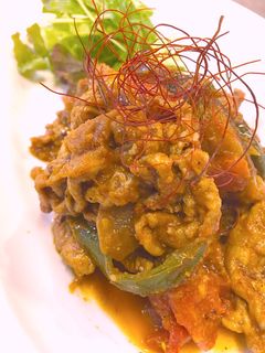 夏野菜と豚肉のスパイス炒め-レシピのメイン写真