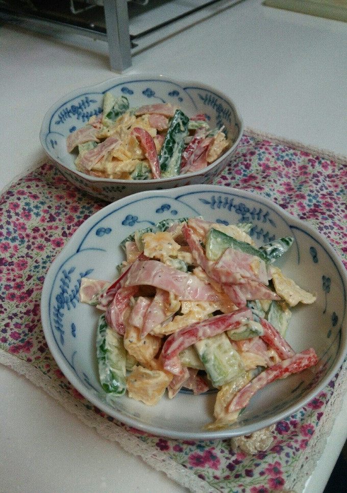 きゅうりと卵焼きのサラダ-レシピのメイン写真