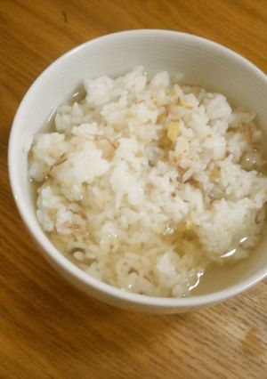 茗荷大量消費！茗荷と生姜のオシャレ雑炊-レシピのメイン写真
