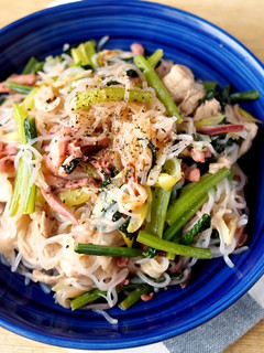 超ヘルシー!しらたきの塩辛焼きそば-レシピのメイン写真