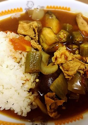 夏野菜ポークカレー♪-レシピのメイン写真
