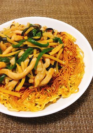 豚肉細切り焼きそば✤青椒肉絲麺-レシピのメイン写真
