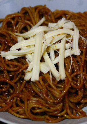 チーズカレーパスタ-レシピのメイン写真